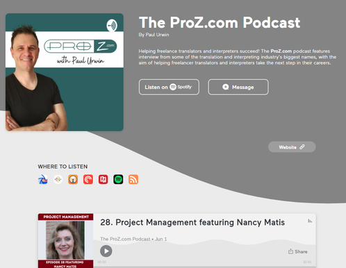 ProZ podcast